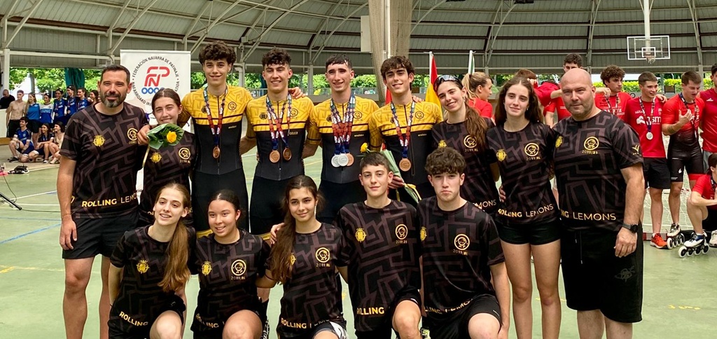 CUATRO MEDALLAS EN EL CAMPEONATO DE VELOCIDAD DE PISTA