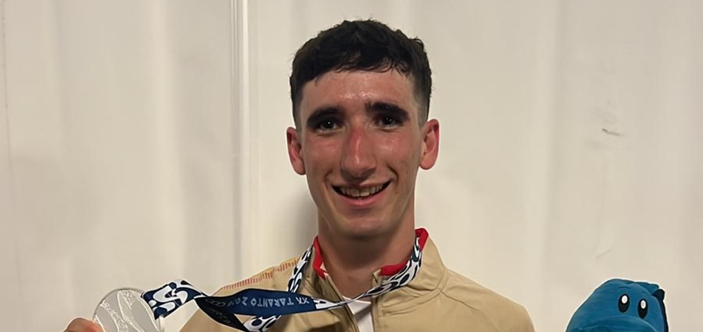 ADRIÁN ALONSO ALCANZA LA PLATA  EN LOS JUEGOS MEDITERRÁNEOS